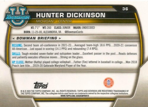 2022-23 Bowman University Chrome #1-100 (You Pick) 1st Prospects - Picture 77 of 203