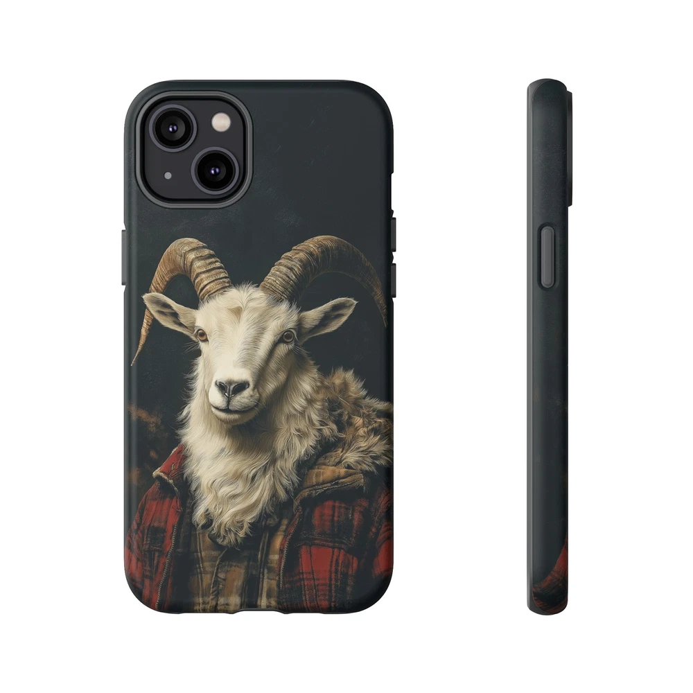 Funny mountain goat iPhone case for 16 15 14 13 Plus Pro Max