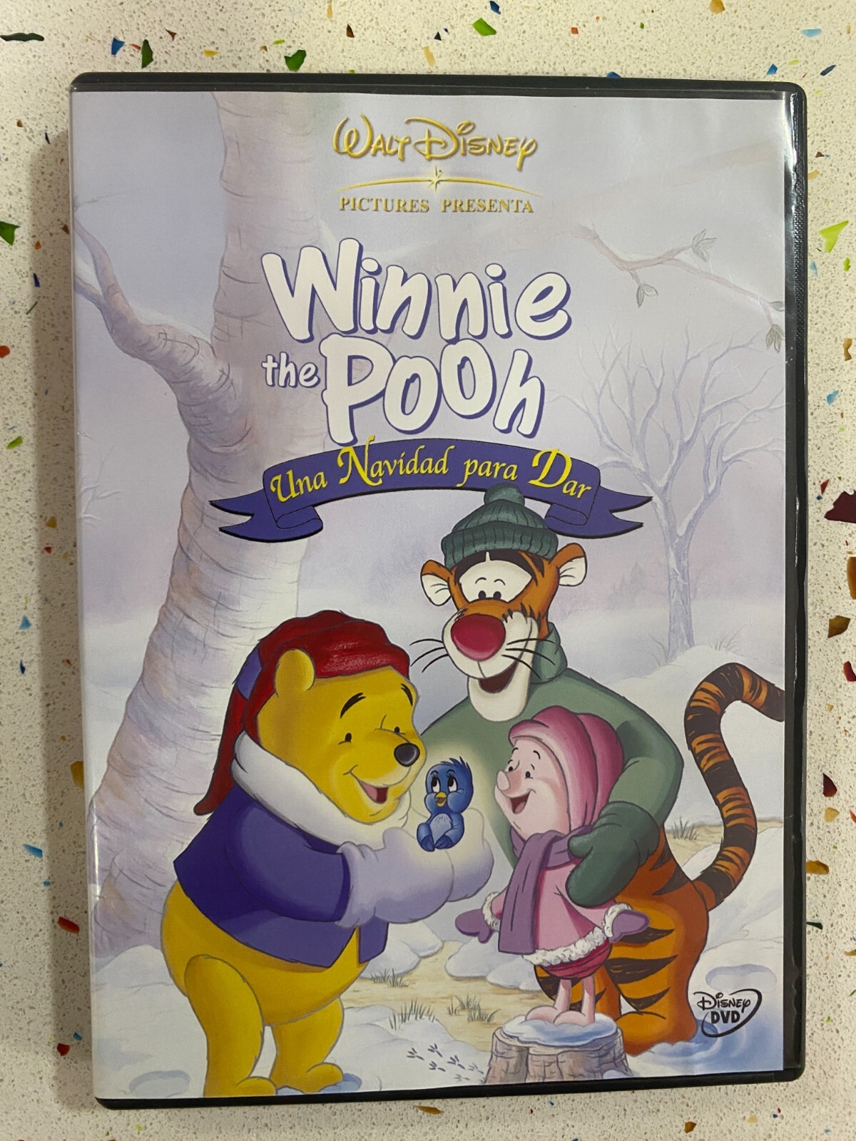 Winnie The Pooh Dvd A Christmas To Give - Walt Disney Spanish English French Ho