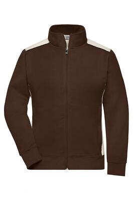 Ladies' Workwear Sweat Jacket - COLOR - Sweatjacke mit Stehk | JN869