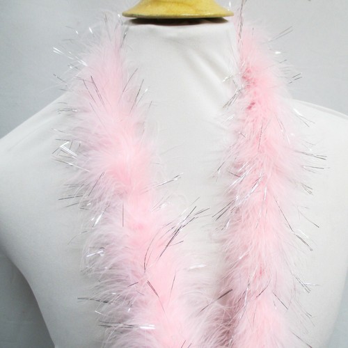 Perial Co Marabou with Tinsel Feather Boa 72" for DIY Craft Costume Party Dance - Picture 10 of 13