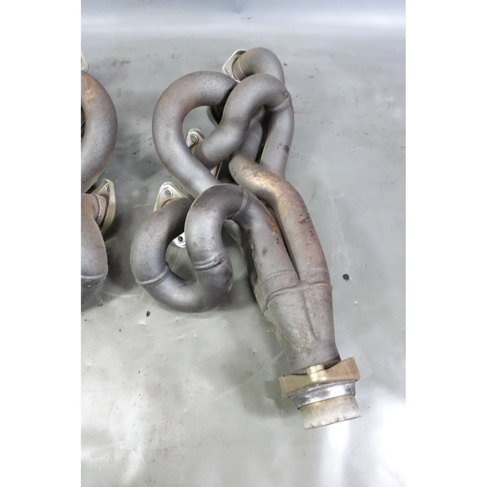 Par de cabezales colector de escape de fábrica dañado 08-10 BMW E90 M3 ///M S65 V8 FABRICANTE DE EQUIPOS ORIGINALES Foto 3 de 4