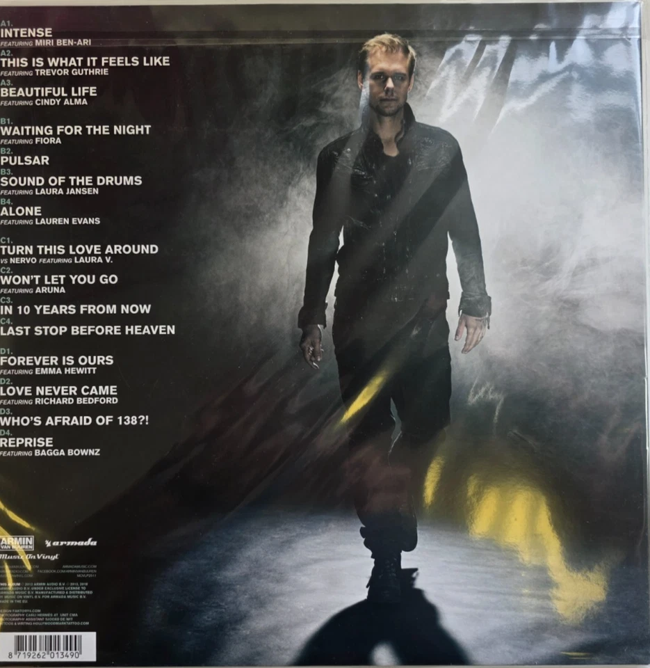 Armin van Buuren Intense LP Album vinyl record 2 A Remastered 180g reissue 2019 - Imagem 2 de 4