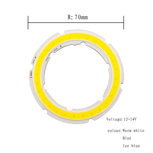 2-12W LED COB Chip 12V 14V DC Aluminum Board Ring Light Source for DIY Car Bulbs - Picture 18 of 25