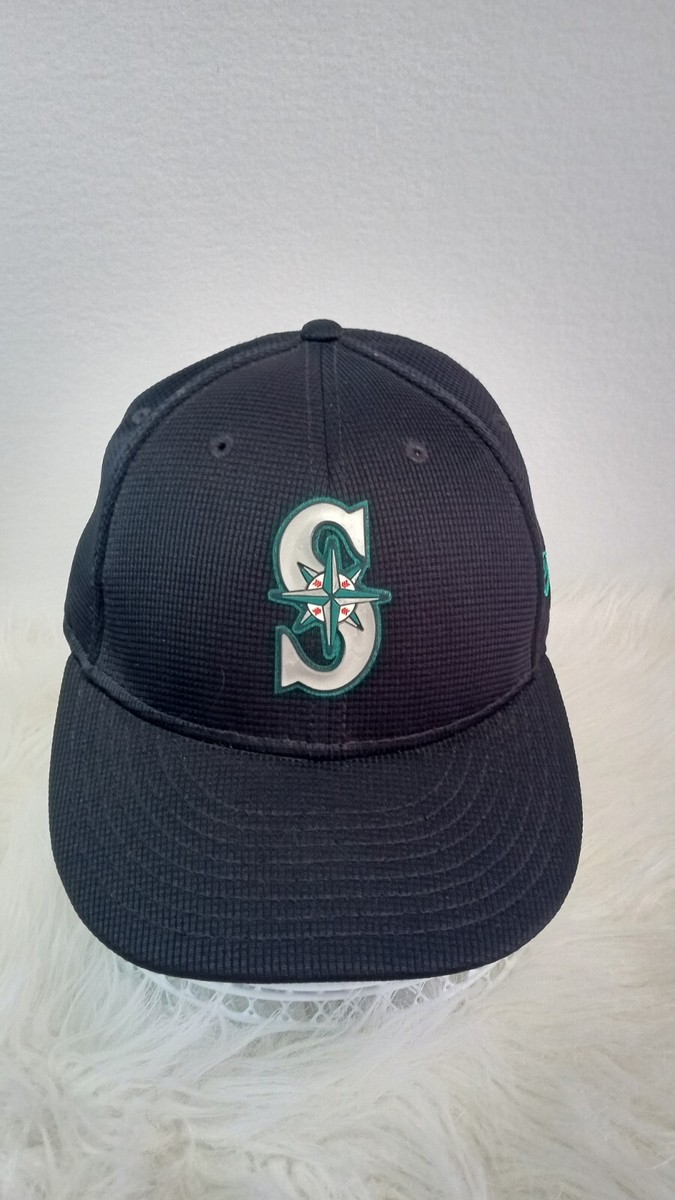 SEATTLE MARINERS BASEBALL HAT NEW ERA 59FIFTY FITTED SZ. 7 1