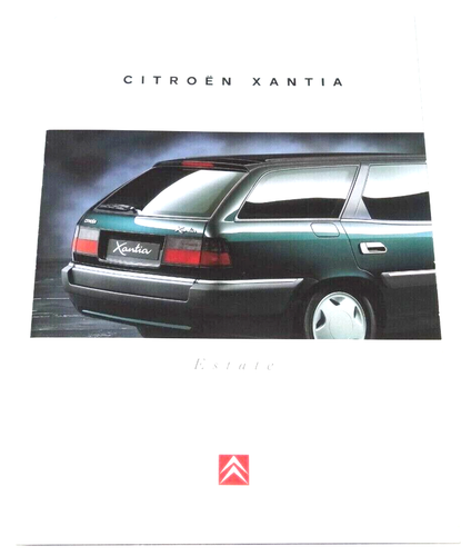 CITROEN XANTIA KOMBI UK VERKAUFSPROSPEKT AUGUST 1995