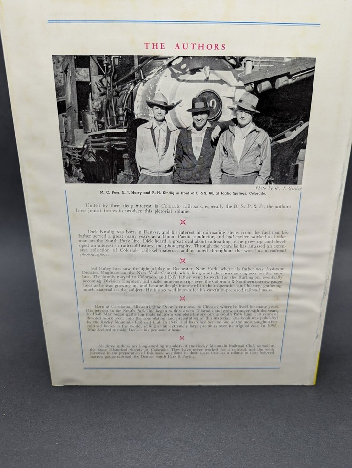 Denver South Park & Pacific Railroad Pictorial Supplement / SIGNED LIM. ED. eBay