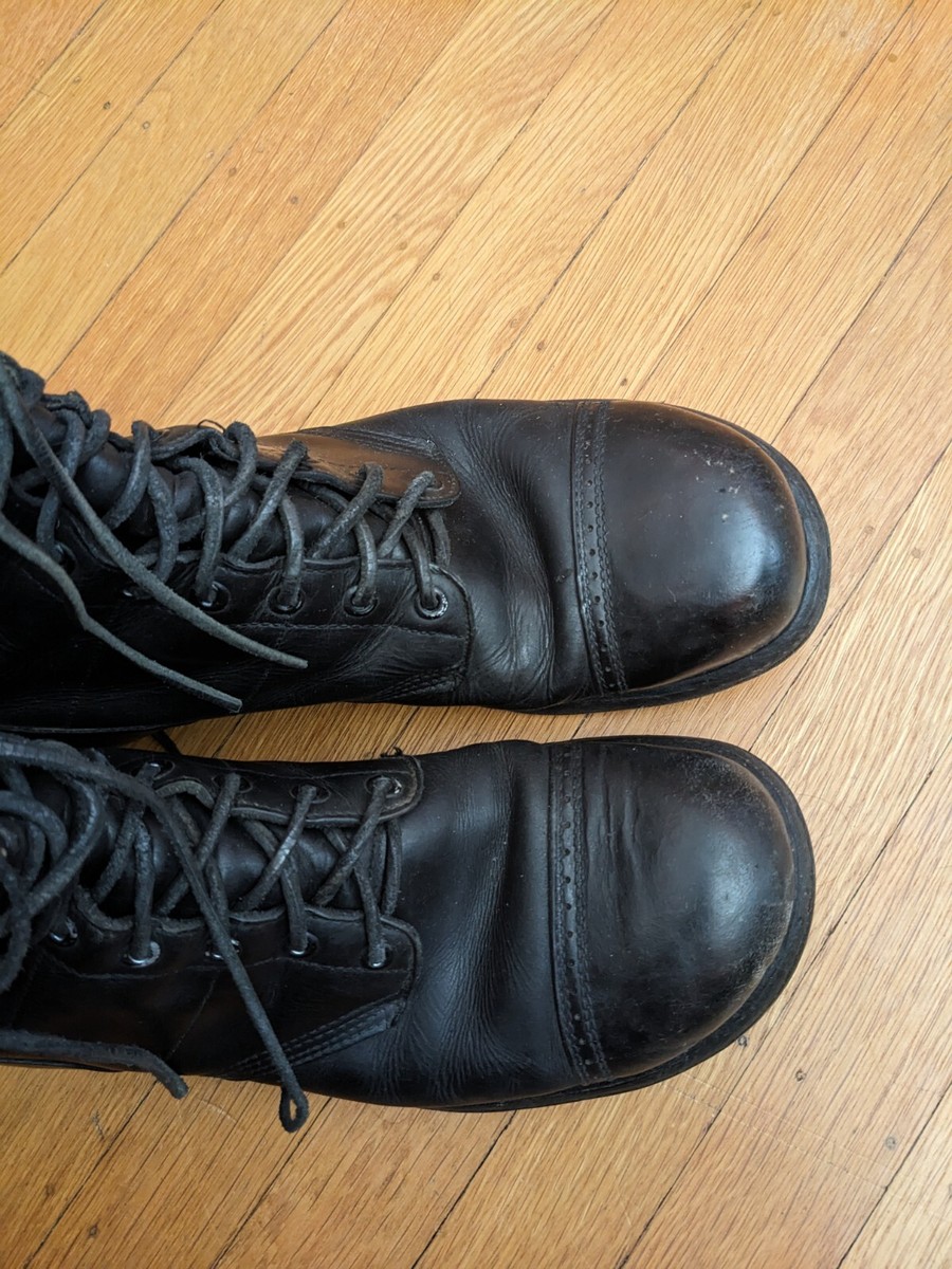 希少ビンテージ品★corcoran quality★ミリタリー/コンバットブーツ VinTaGe WW2 STYLE CORCORAN JUMP BOOTS 10.5W Cap Toe Military Army