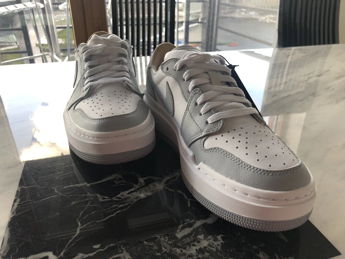 Air Jordan 1 Low White Wolf Grey UK 5