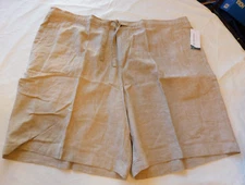 Cubavera Men's Shorts Casual Walking Short Size XXL Elmwood Khaki 9" Inseam NWT