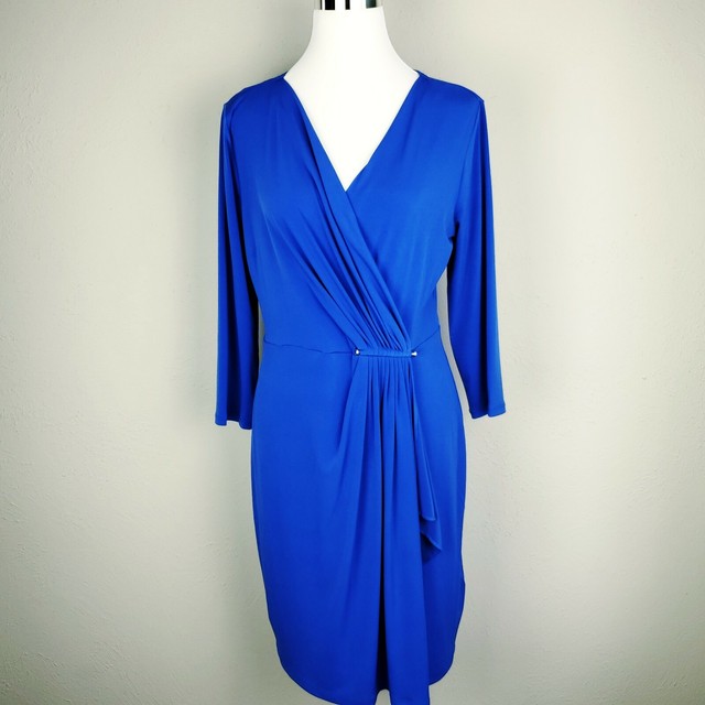 michael kors royal blue dress