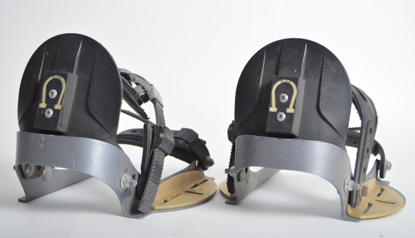VINTAGE Preston baseless Used Mens Ride 90s Baseless Horeshoe Bindings winfield