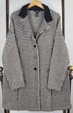 Lauren Ralph Lauren Size 2x Womens Merino/lambswool Houndstooth Jacket Sweater