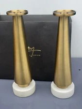 Michael Aram Dogwood Candleholders 10.75" Set 123040 Store Display