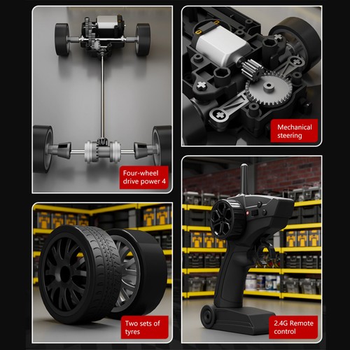 2.4G RC Drift Car 1:20 4WD High Speed Remote Control Racing Toy Gift C5 - Picture 4 of 10