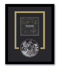 Def Leppard Autographed Signed 11x14 Framed CD Diamond Star Halos ACOA