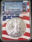 2021 1oz American Silver Eagle NGC MS70 Struck At San Francisco