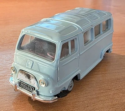 Miniature Norev Plastigam – Renault Estafette Orange – 1/43 – Ancien Bon état