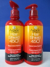 Agadir Argan Oil hair Shield 450 Intense Creme Treatment 10 oz (Pack of 2)