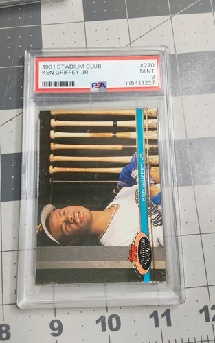 1991 Topps Stadium Club Baseball #270 Ken Griffey Jr PSA 9