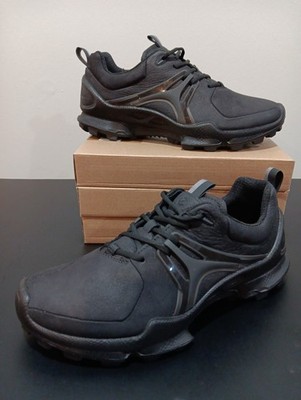 ECCO Biom C-Trail Women's Sneakers Nubuck Leather Black US9 EUR40 Hiking Shoes 