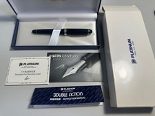 PLATINUM 3776 Fountain Pen M Nib Century Style Authentic Genuine Rare