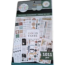 Happy Planner Southern Farmhouse Stickers Big 1011 Pcs New Free Shipping