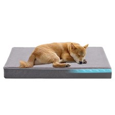 Cooling Dog Beds for Large Dogs, Orthopedic Memory Foam Dog Bed, Large Pet Be...