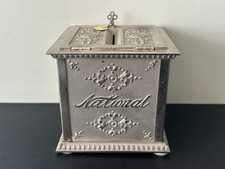 Antique Vintage - NATIONAL CASH REGISTER CO. - Receipt Cash Box Org. Signed Key