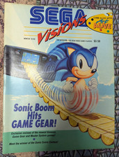 Sega Visions Magazine Winter 1991 / 1992 Vintage Video Games Sonic The Hedgehog