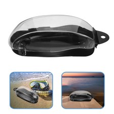 Diving Mask Box Clear Goggles Container Plastic Storage Case for