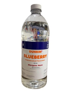 Dunkin Blueberry Concentrated Flavourshot NO PUMP 30 FL / 0.89L, Free Shipping