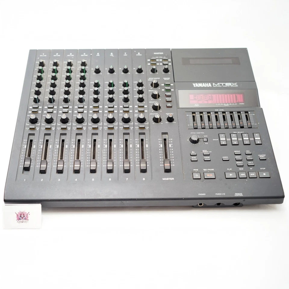 YAMAHA MT8X Multitrack Cassette Recorder Mixer MTR Vintage w/ BOX Tested Japan - Image 3 of 4
