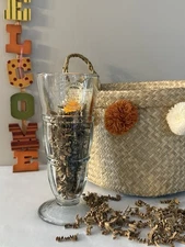 Steak 'n Shake Embossed Milkshake Ice Cream Sundae 18oz Float Glass 8.5" x 3.5"