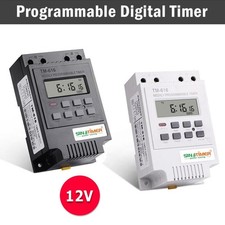 12V timer digitally programmable, weekly timer TM616