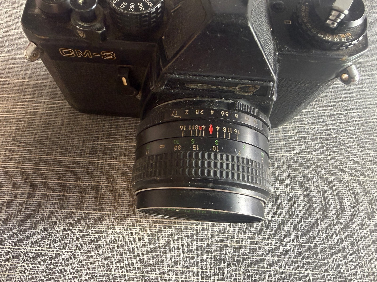 Chinon CM-3 SLR 35mm Film Camera with 55mm Auto Lens Vintage Japan image 5