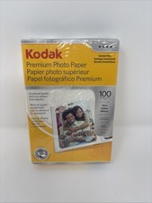New Sealed Kodak Premium Photo Paper Gloss 100 Sheets 4  x6  