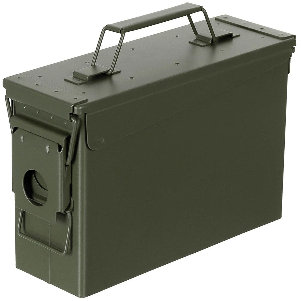 BW Munitionskiste US Ammo Box Metallkiste Metallbox Transportbox Metall Stahl - Bild 3 von 4