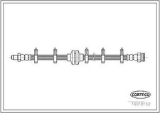 Flexible de frein Fiat CROMA