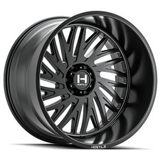 20x9 Hostile H131 Syclone Asphalt Satin Black Wheels 6x5.5 0mm Set Of 4