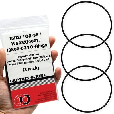 Pentek 151121 / OR-38 / WS03X10001 / 10800-034 Water Filter O-Ring (3 Pack)