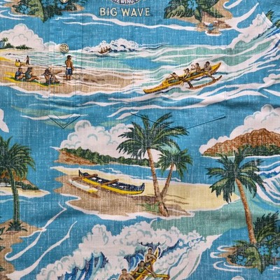Reyn Spooner x Kona Brewing Co. Big Wave Golden Ale Aloha Shirt