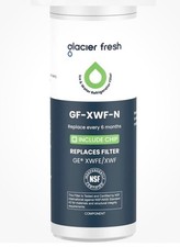 GLACIER FRESH Water Filter GF-XWF-N Compatible with XWFE Built-In CHIP New E53