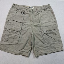 Columbia PFG performance Cargo Shorts fishing gear olive Khaki Size L