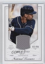2015 Panini National Treasures 3/99 Matt Kemp #142 5x8