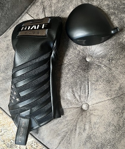 Cobra Dark Speed Driver HEAD 8.0* W/Rare Staff Headcover EUC HEAD ONLY - Picture 2 of 7