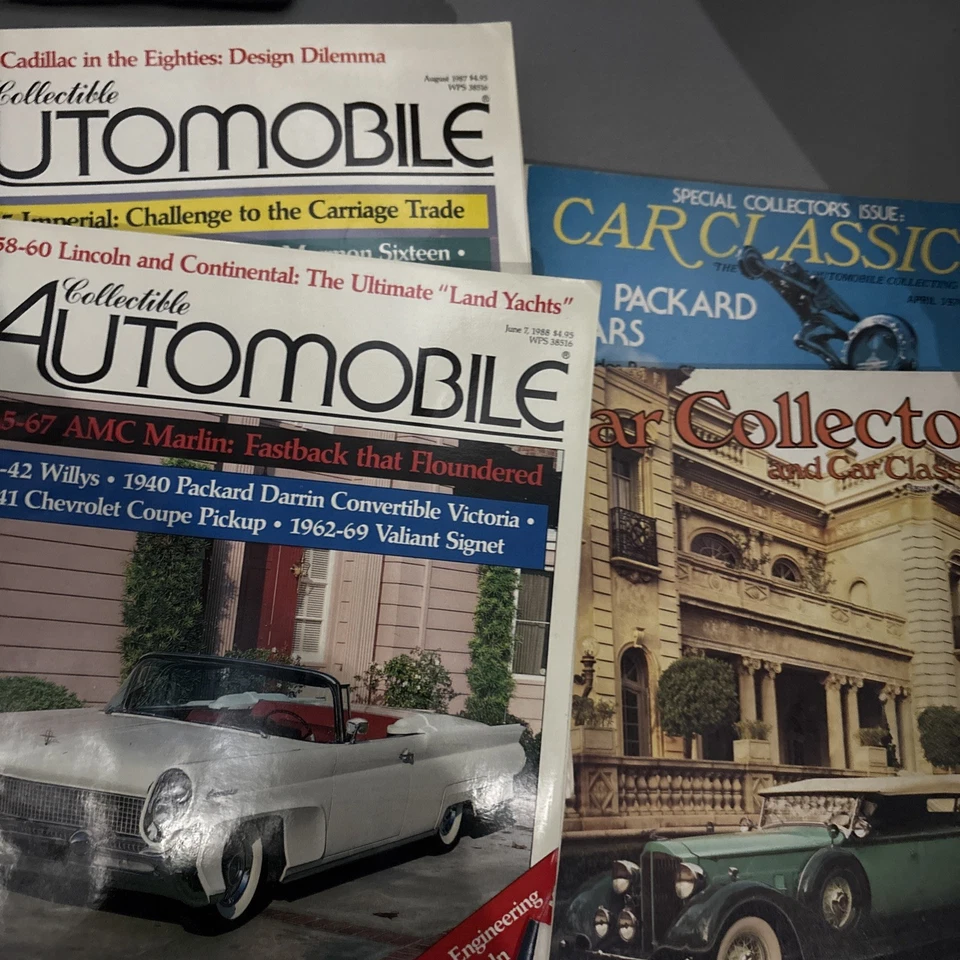 Lot 36 Vintage Car Magazines Collectible Automobile Hemmings Classic Ford - Image 4 of 4