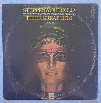 STEPPENWOLF Steppenwolf Gold '71 1stPress w/ INTACT POSTER FOLD-OUT * VG/VG !!!