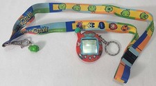 Tamagotchi Connection Red Virtual Pet 2004-2006 Lanyard v4 Origami Crane