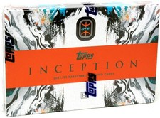 2021/22 TOPPS INCEPTION OVERTIME ELITE BASKETBALL HOBBY BOX BLOWOUT CARDS